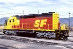 Santa Fe SD39u ATSF #1566 after rebuild in Kodachrome. With slug mother wireing too.